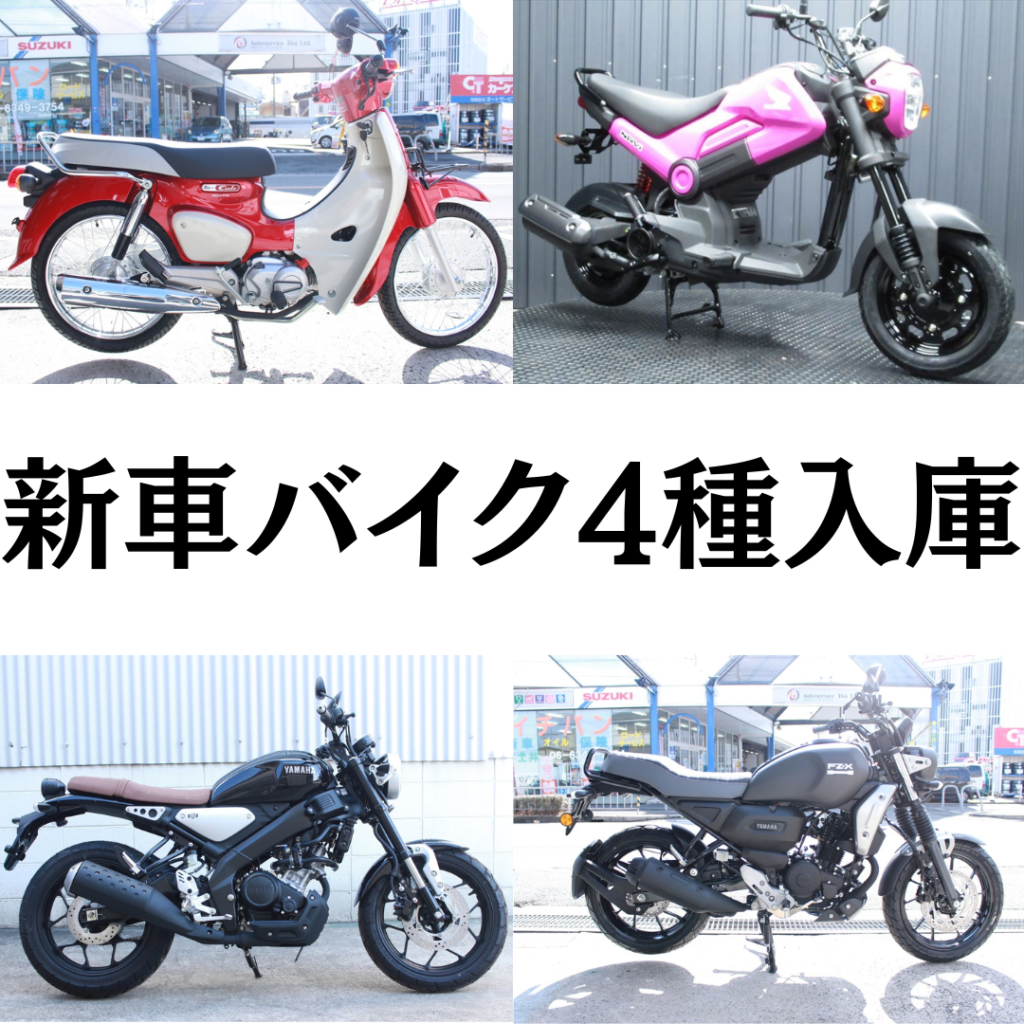 新車情報】バイク4種追加（HONDA スーパーカブ110 / HONDA NAVI110 / YAMAHA XSR155 / YAMAHA FX-Z）  | 大阪 レンタルバイク 二輪処グループ